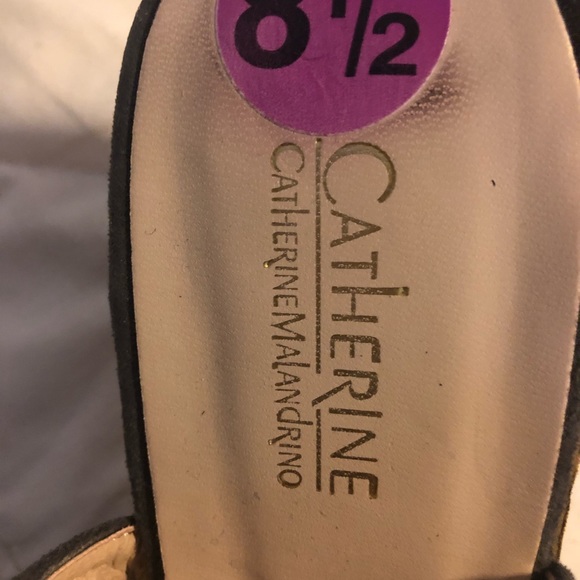 Peek a boo dark gray Sandles - Picture 5 of 11